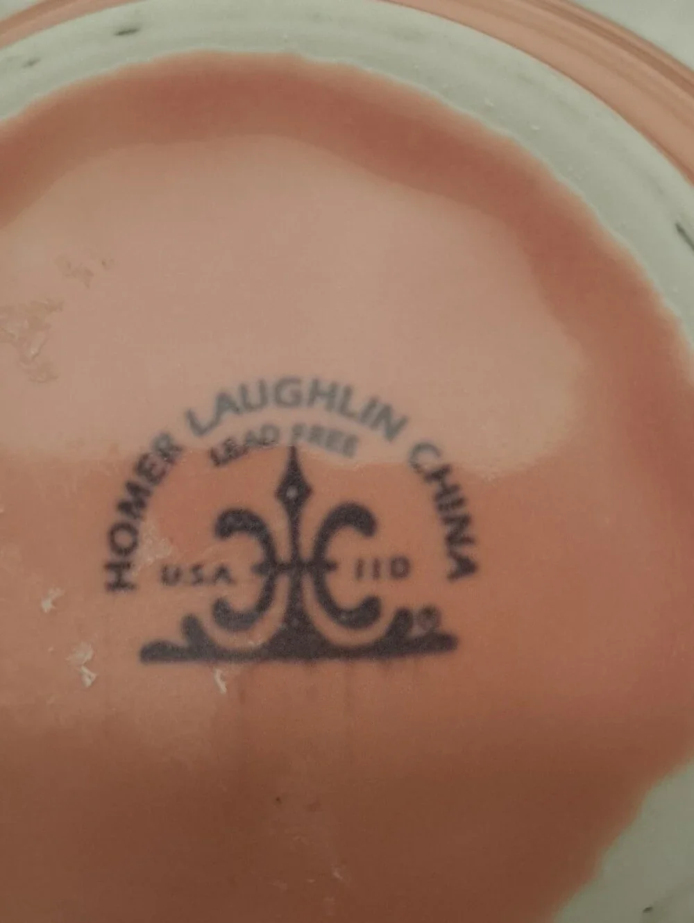 Homer Laughlin  FIESTA Coral Pink Dessert Plates and Bowls Set
